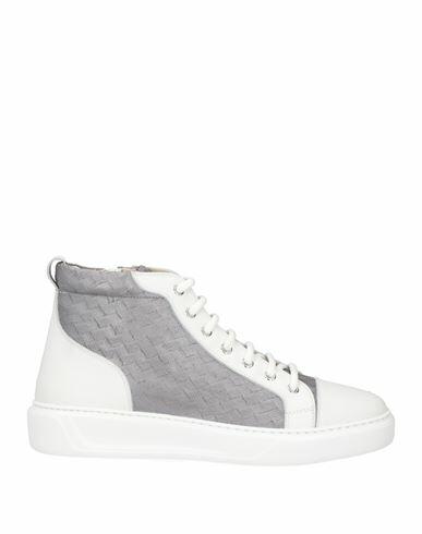 Giovanni Conti Man Sneakers White Calfskin Cover