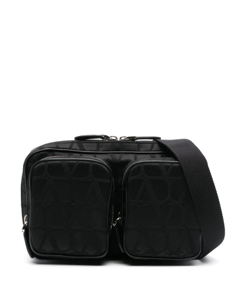 Valentino Garavani Toile Iconographe messenger bag - Black Cover