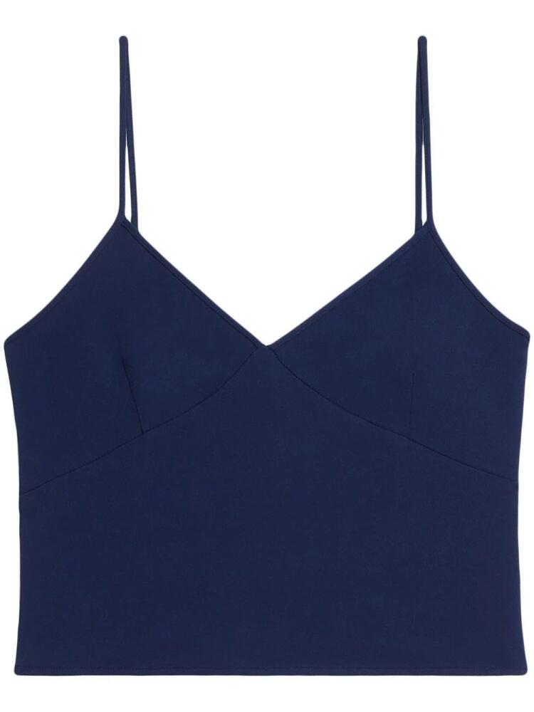 AMI Paris V-neck camisole top - Blue Cover