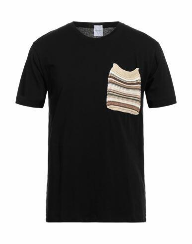 Stilosophy Man T-shirt Black Cotton Cover