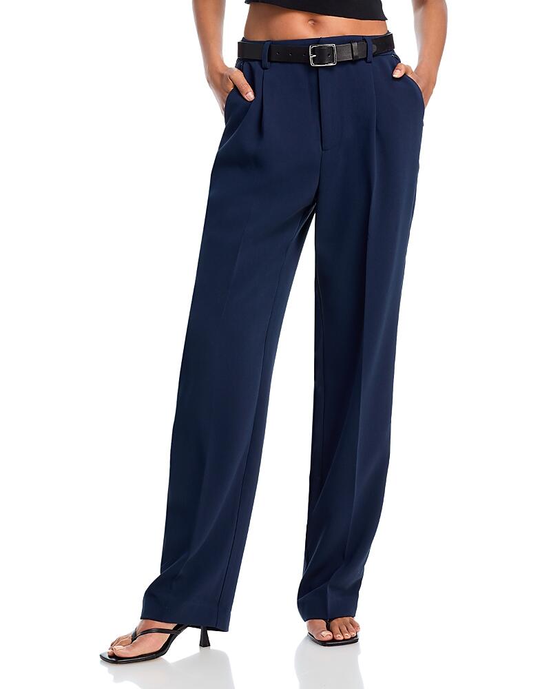 Good American Luxe Suiting Column Trousers Cover