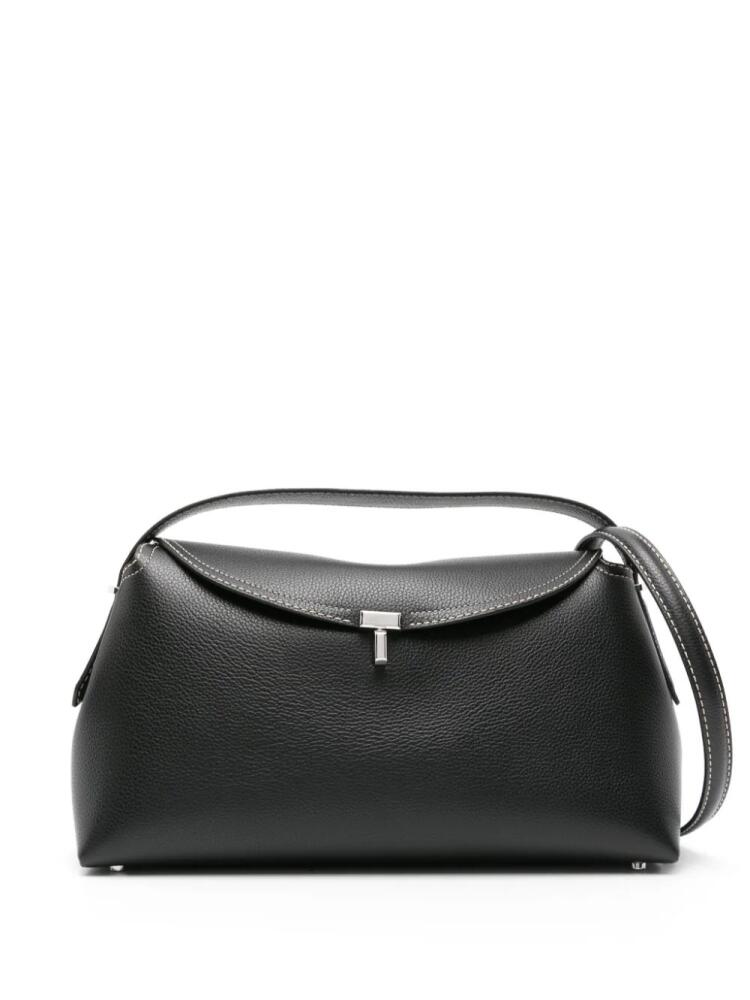 TOTEME T-Lock leather shoulder bag - Black Cover