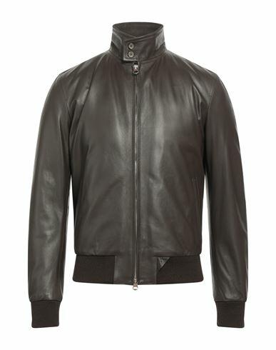 Stewart Man Jacket Dark brown Soft Leather Cover