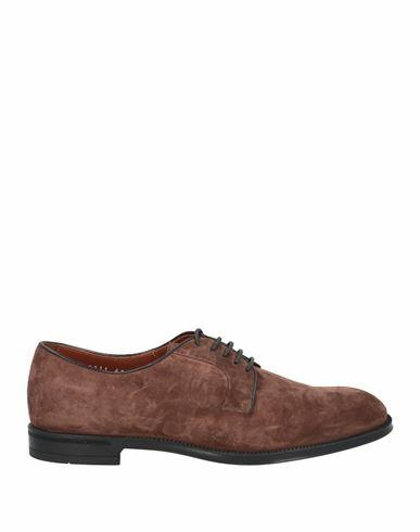 Doucal's Man Lace-up shoes Cocoa Leather Cover