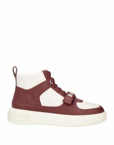 Bally Man Sneakers Burgundy Cow leather Cover