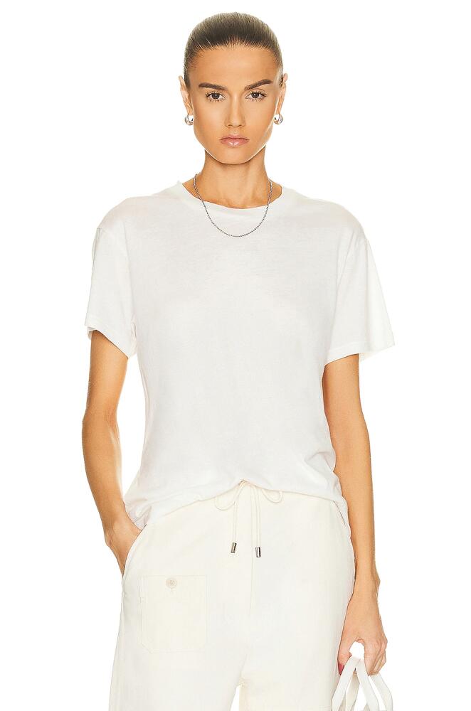 Eterne Short Sleeve Boyfriend Tee in White Cover