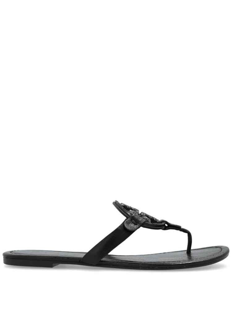 Tory Burch leather slides - Black Cover