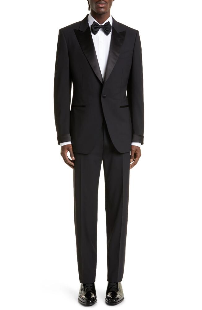 TOM FORD O'Connor Stretch Wool Tuxedo in Black Cover