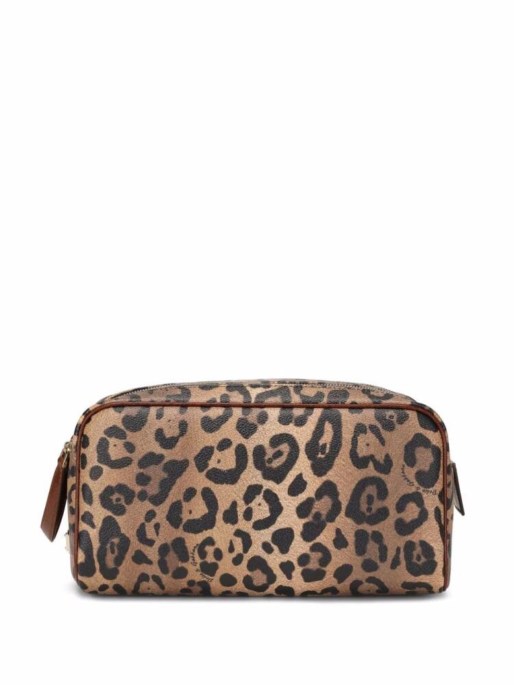 Dolce & Gabbana Crespo leopard-print AirPods case - Brown Cover