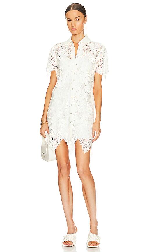 L'Academie Rowe Mini Dress in Ivory Cover