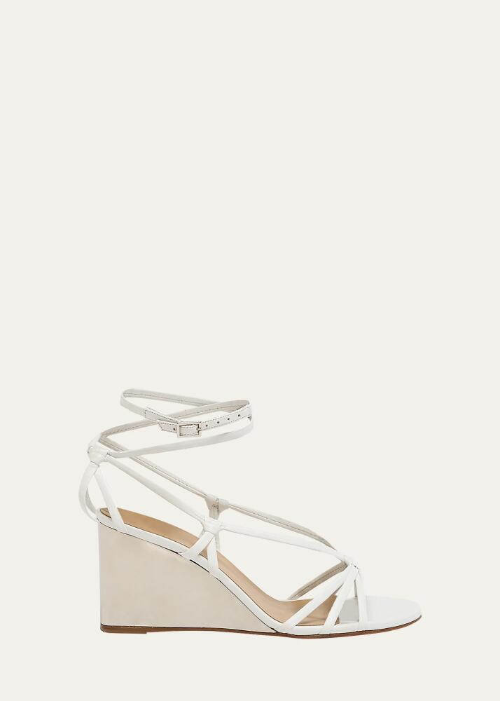 Chloe Rebecca Leather Strappy Wedge Sandals Cover