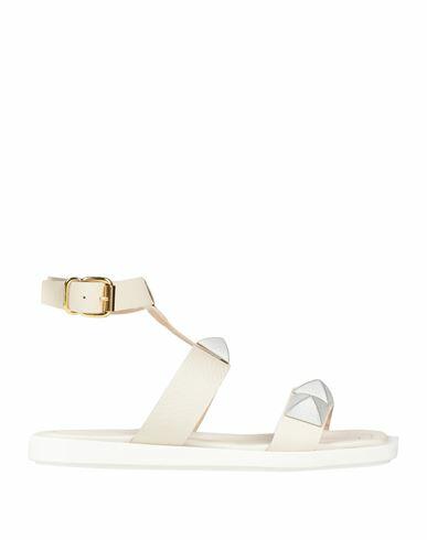 Janet & Janet Woman Sandals Off white Soft Leather Cover