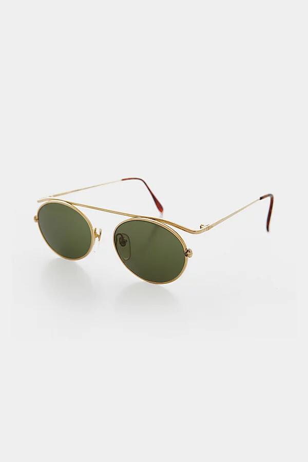 Sunglass Museum Vintage Raven Floating Lens Sunglasses in Gold Cover