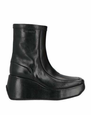 Raf Simons Woman Ankle boots Black Soft Leather Cover