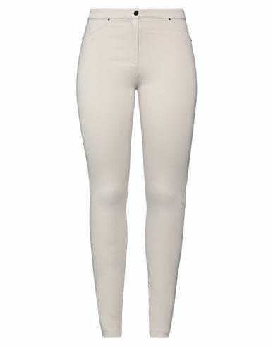 D. exterior Woman Pants Beige Viscose, Polyamide, Elastane Cover