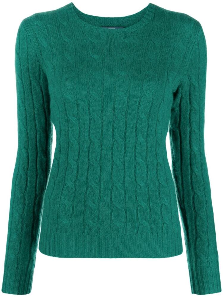 Polo Ralph Lauren Julianna cable-knit cashmere jumper - Green Cover