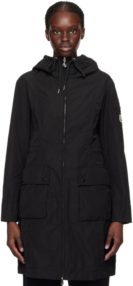 Moncler Black Laerte Parka Cover