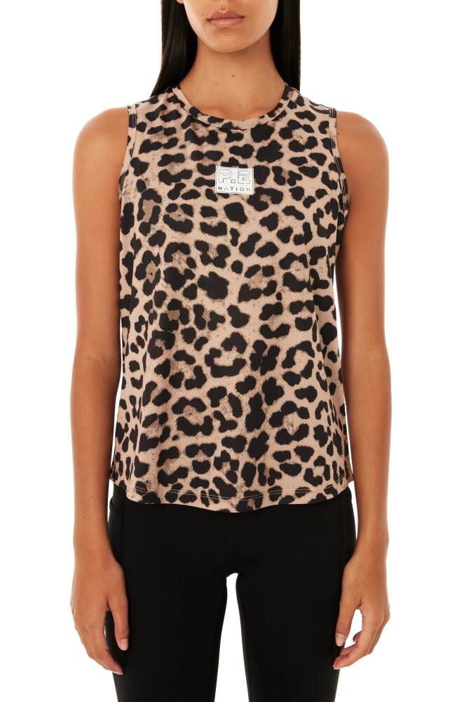 P. E Nation Downforce Air Form Tank in Animal Print Cover