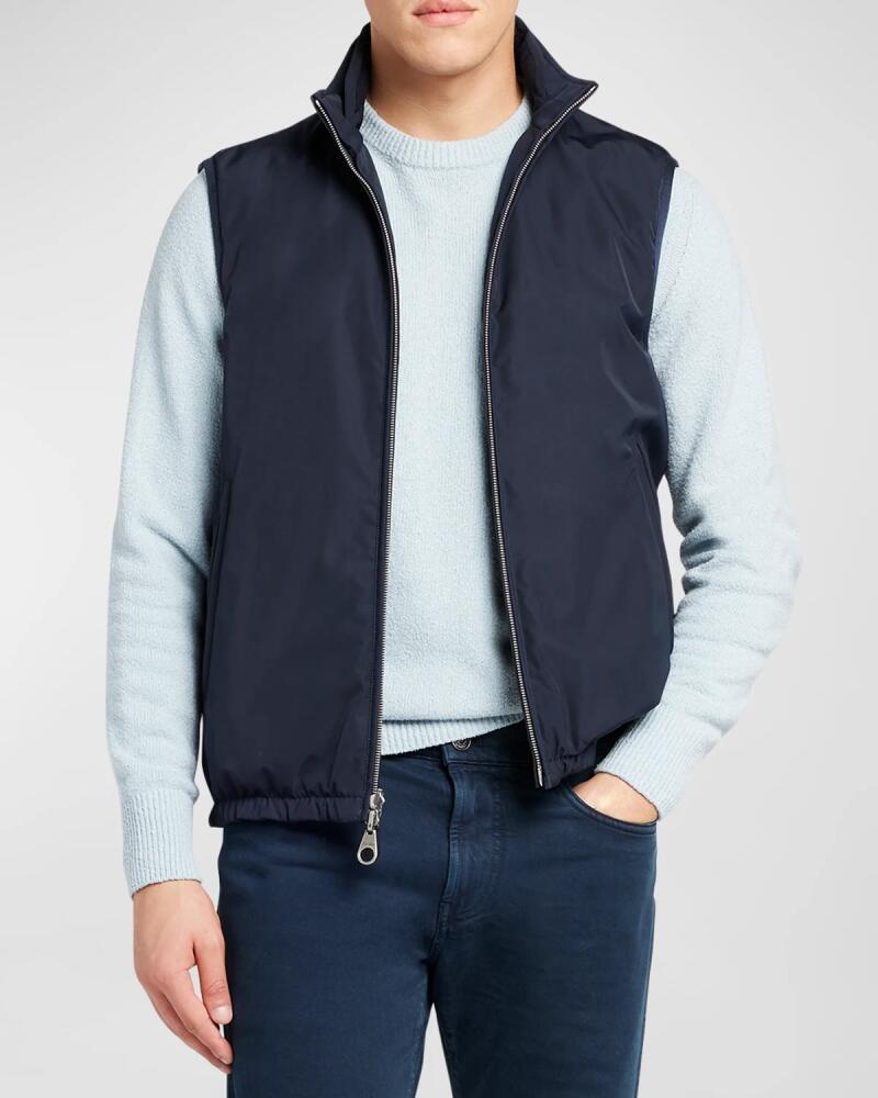 Loro Piana Men's Tarui Reversible Zip Vest Cover