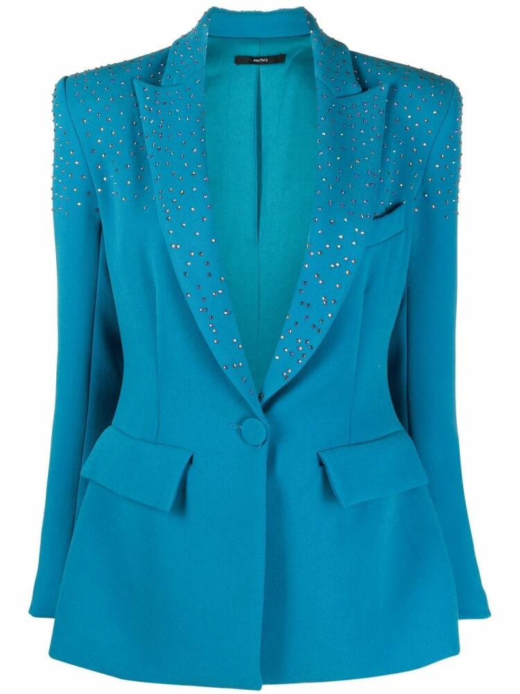 Alex Perry Addison embellished blazer - Blue Cover