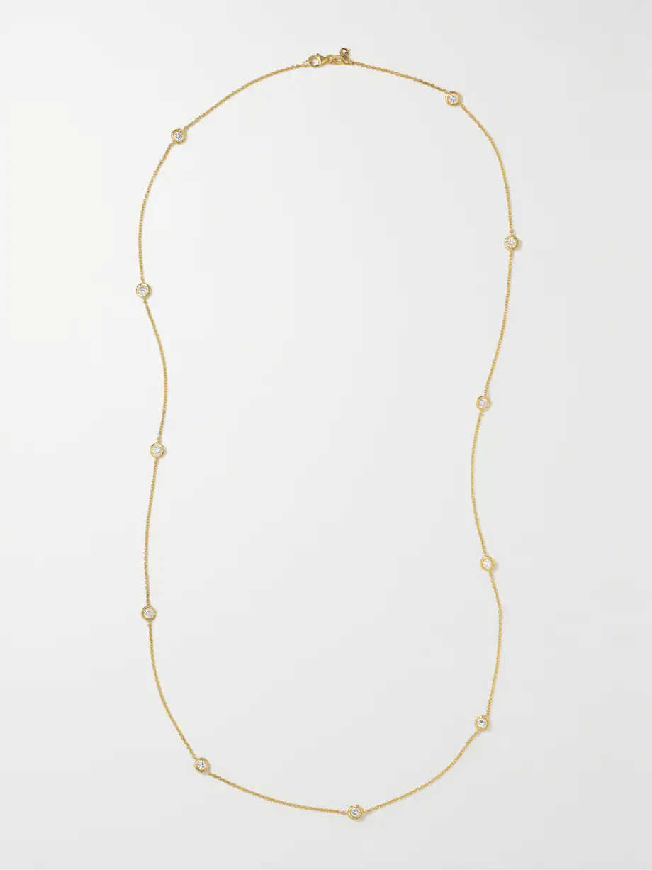 Octavia Elizabeth - + Net Sustain By The Pinch 18-karat Recycled Gold Diamond Necklace - One size Cover