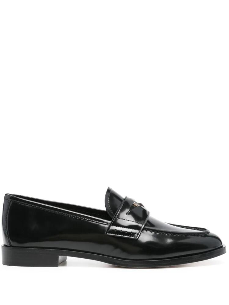 Giorgio Armani leather loafers - Black Cover