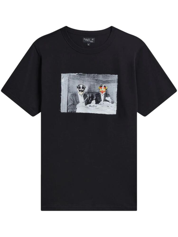 agnès b. x Jim Jarmusch Brando cotton T-shirt - Black Cover