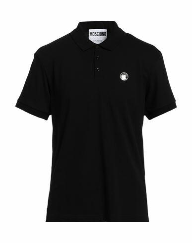 Moschino Man Polo shirt Black Cotton Cover