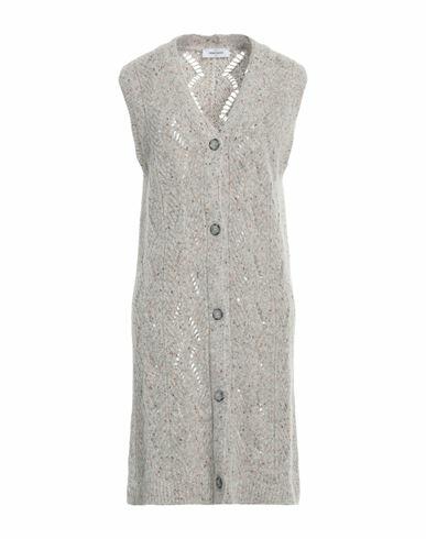 Gran Sasso Woman Cardigan Light grey Alpaca wool, Viscose, Polyamide, Virgin Wool Cover