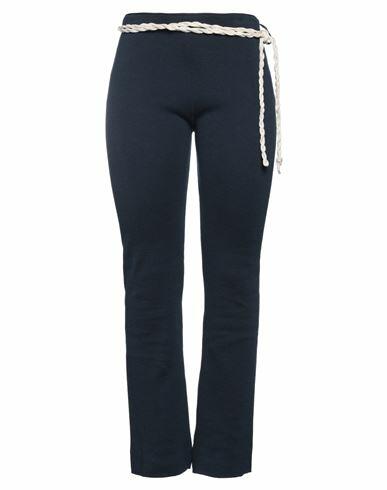 Rosie Assoulin Woman Pants Midnight blue Cotton, Polyester Cover