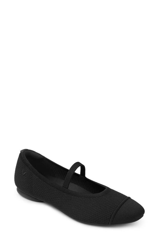 VIVAIA Tamia Mary Jane Cap Toe Flat in Black Cover