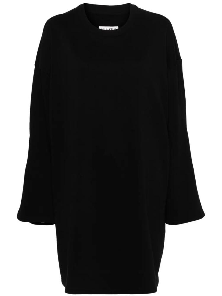 MM6 Maison Margiela mini sweatshirt dress - Black Cover