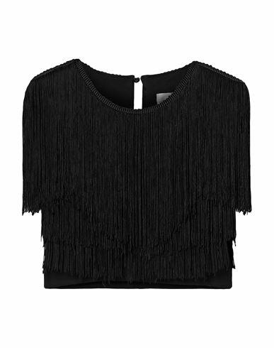 Miguelina Woman Top Black Rayon Cover