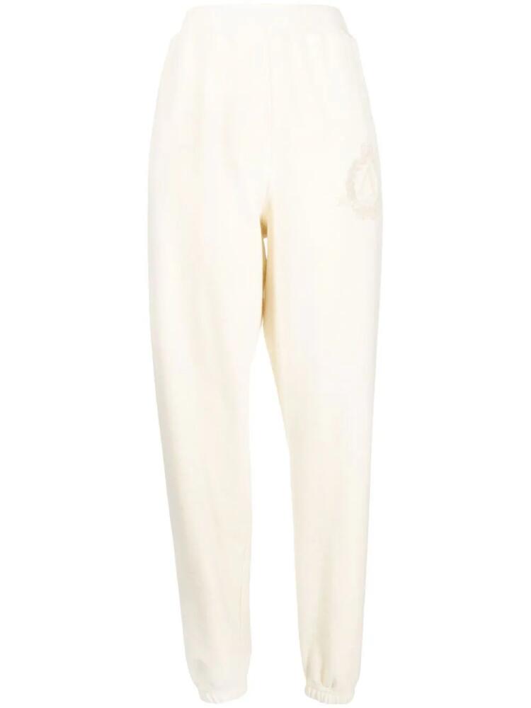 Aries logo-print track pants - White Cover