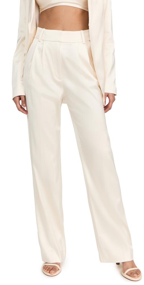 Favorite Daughter The Favorite Satin Pants Ivory Cover