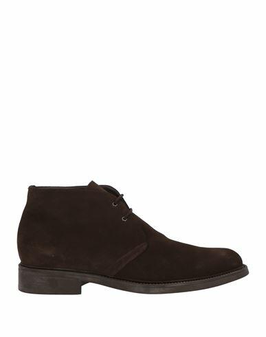 Barrett Man Ankle boots Dark brown Soft Leather Cover