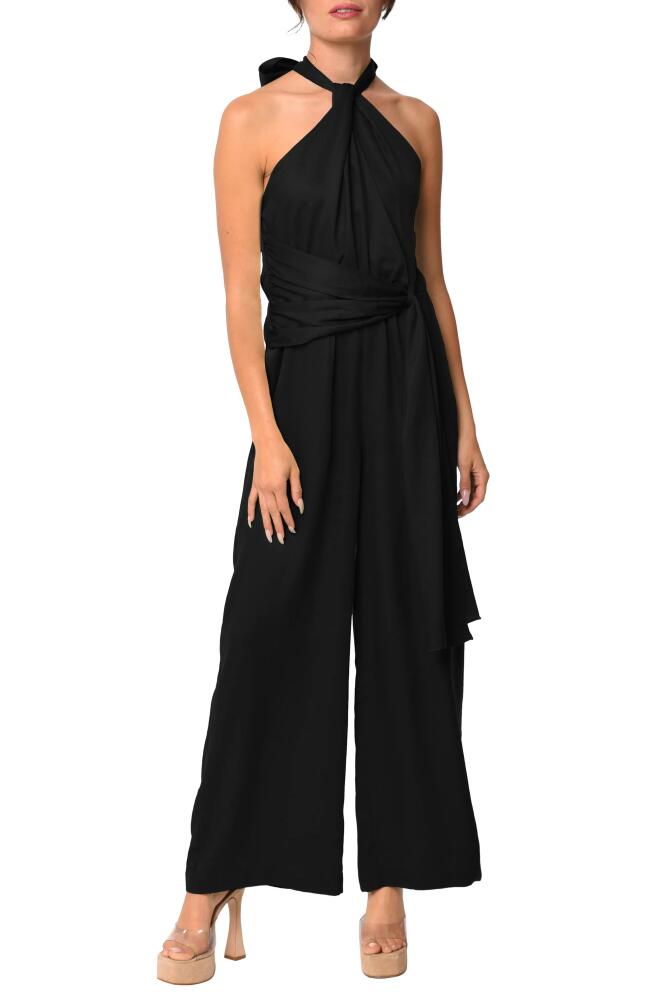 CIEBON Luana Halter Neck Jumpsuit in Black Cover