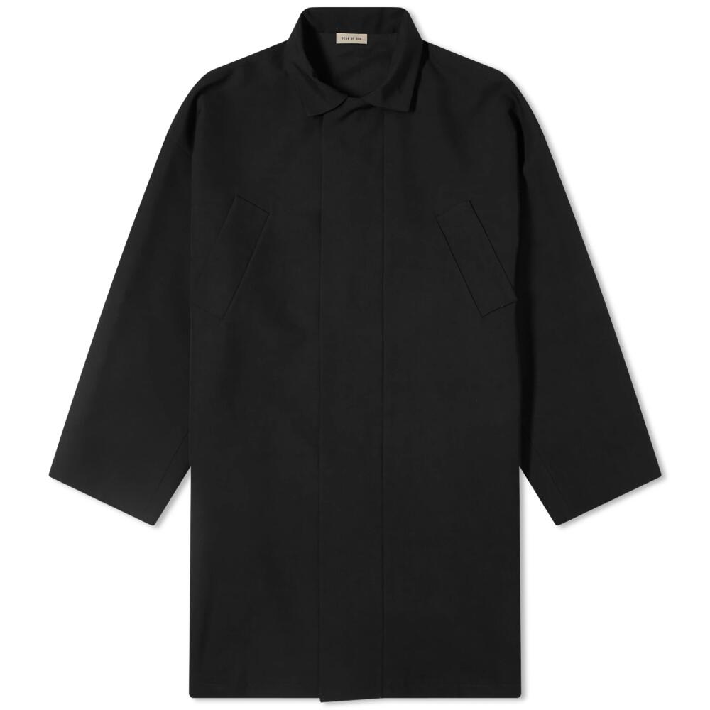 Fear of God Men's 8th 3/4 Length Trench Coat in Black Cover