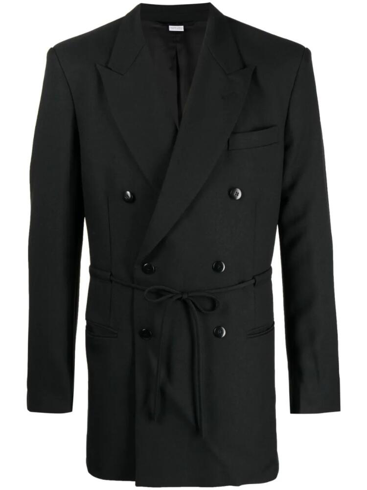 Random Identities long-sleeved drawstring blazer - Black Cover