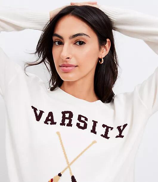 Loft Varsity Rowing Sweater Cover