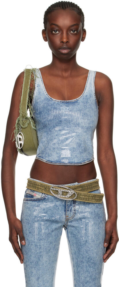 Diesel Blue De-Shi-S Denim Tank Top Cover