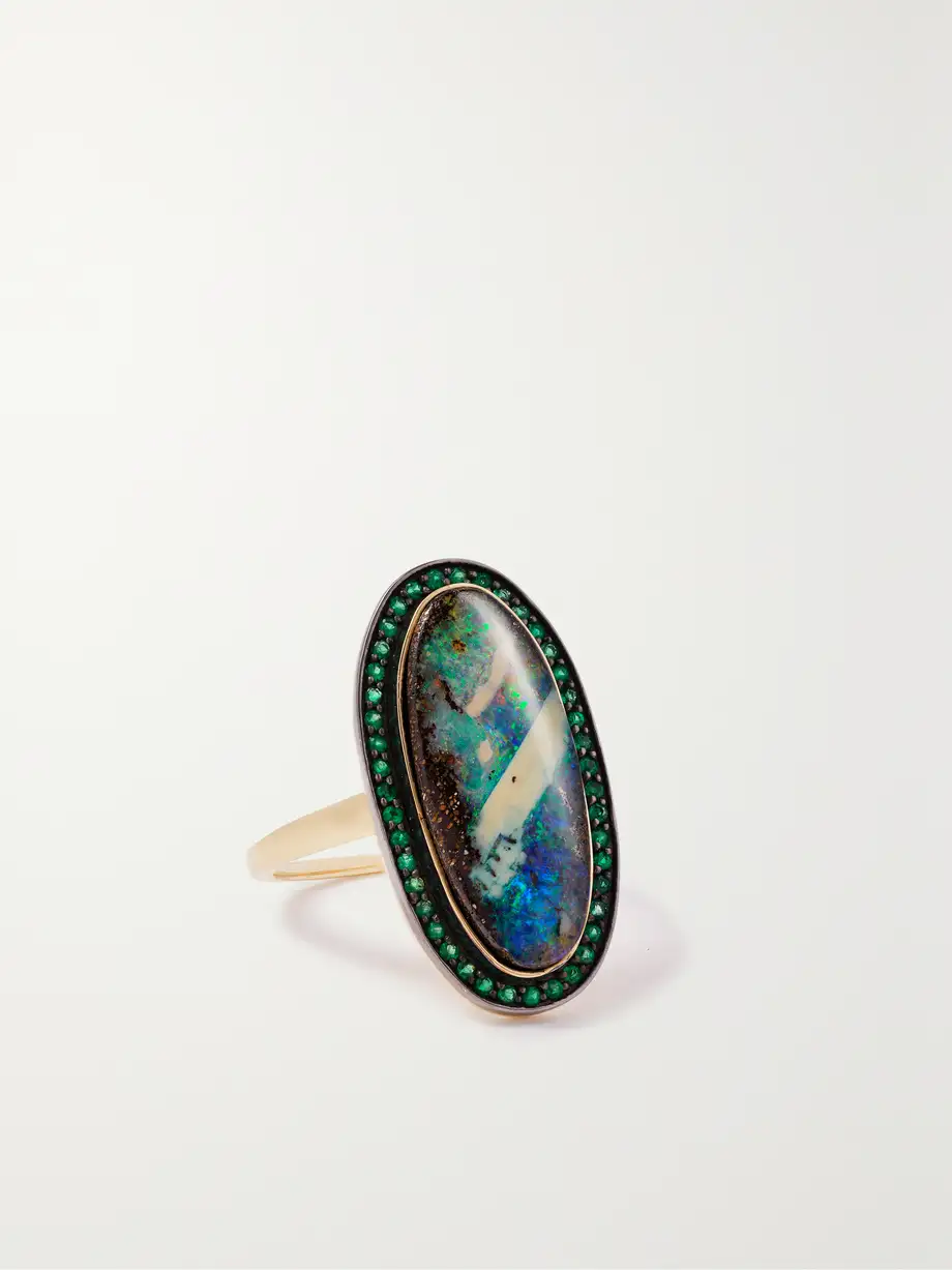 Andrea Fohrman - Gold, Emerald And Opal Ring - 6 Cover