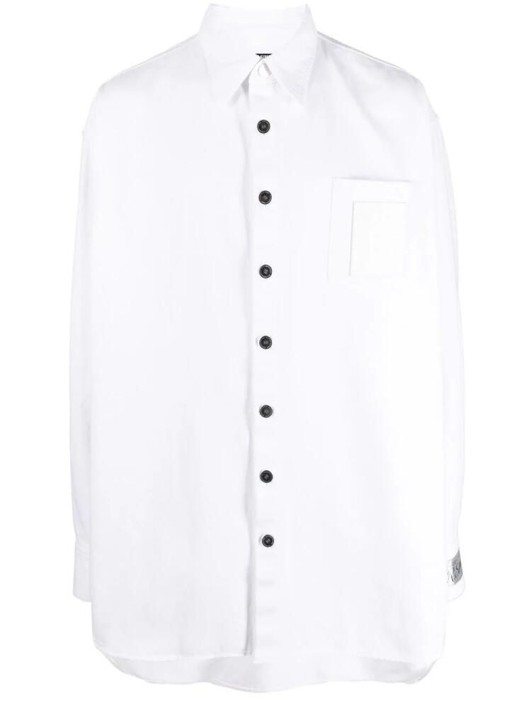 Raf Simons long-sleeve denim shirt - White Cover