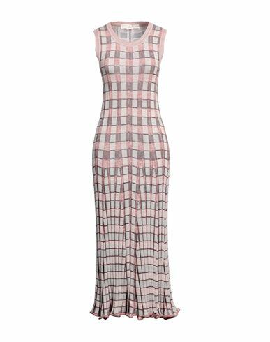 Golden Goose Woman Maxi dress Brick red Viscose, Merino Wool Cover