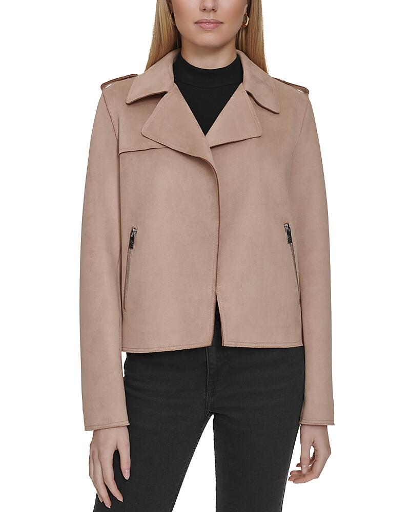 Marc New York Faux Suede Moto Jacket Cover