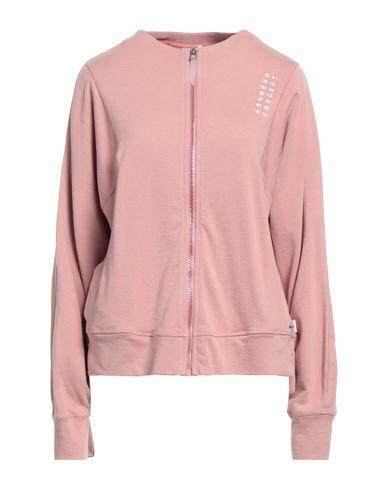 Noumeno Concept Woman Sweatshirt Pastel pink Cotton Cover