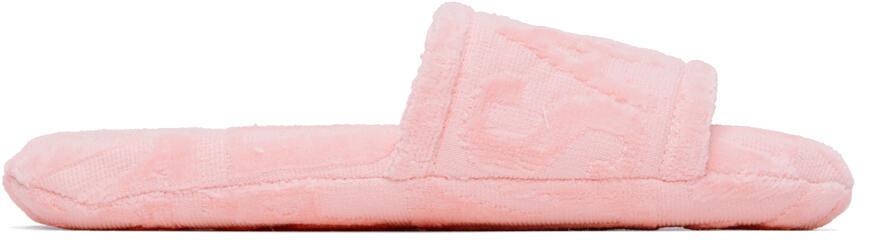 Versace Underwear Pink Jacquard Slippers Cover