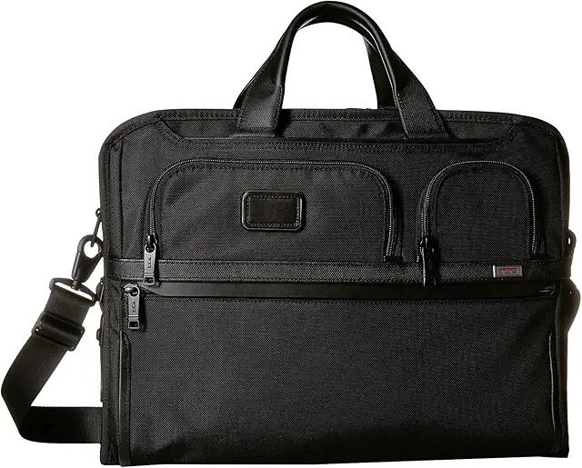 Tumi Alpha 3 Compact Large Screen Laptop Brief (Black) Luggage Cover