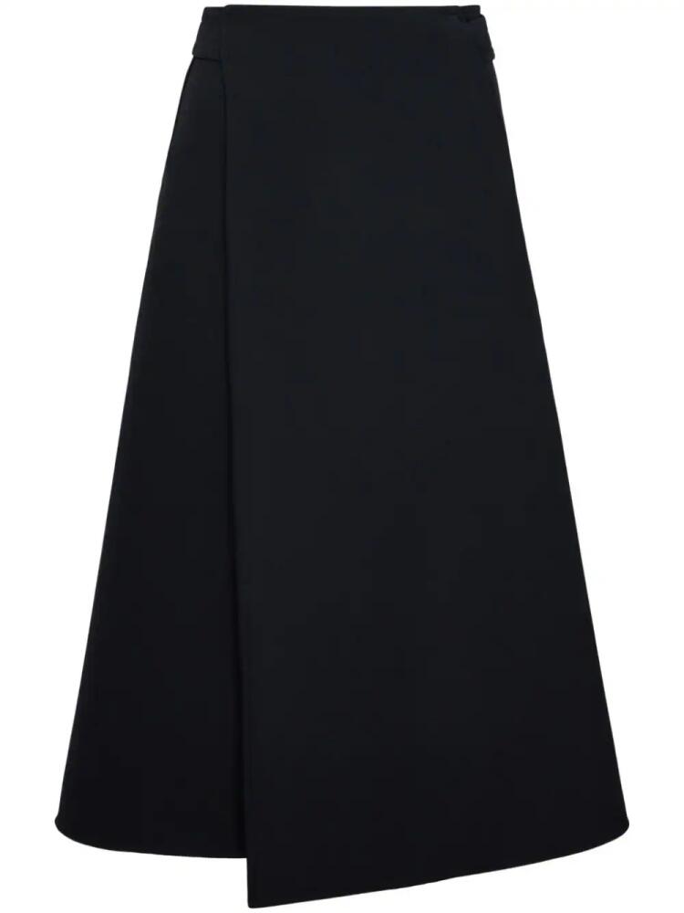 Proenza Schouler wraparound high-waist midi skirt - Black Cover