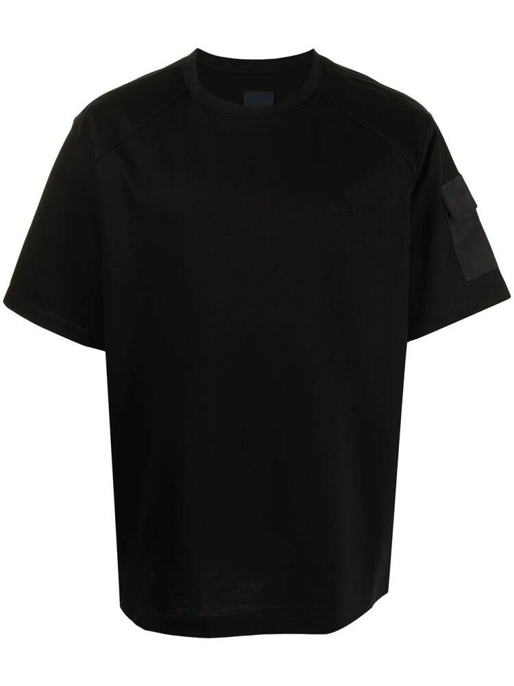 Juun.J embroidered-logo T-shirt - Black Cover